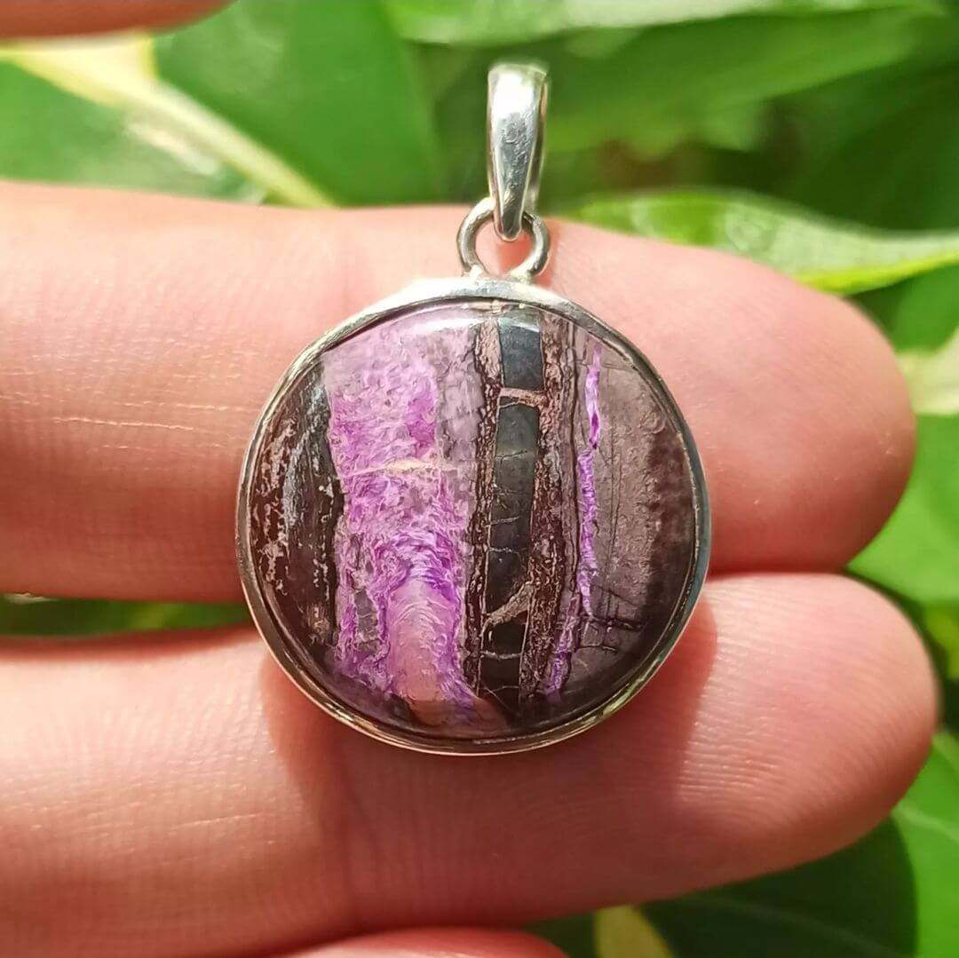 Pendentif Argent ~ Sugilite