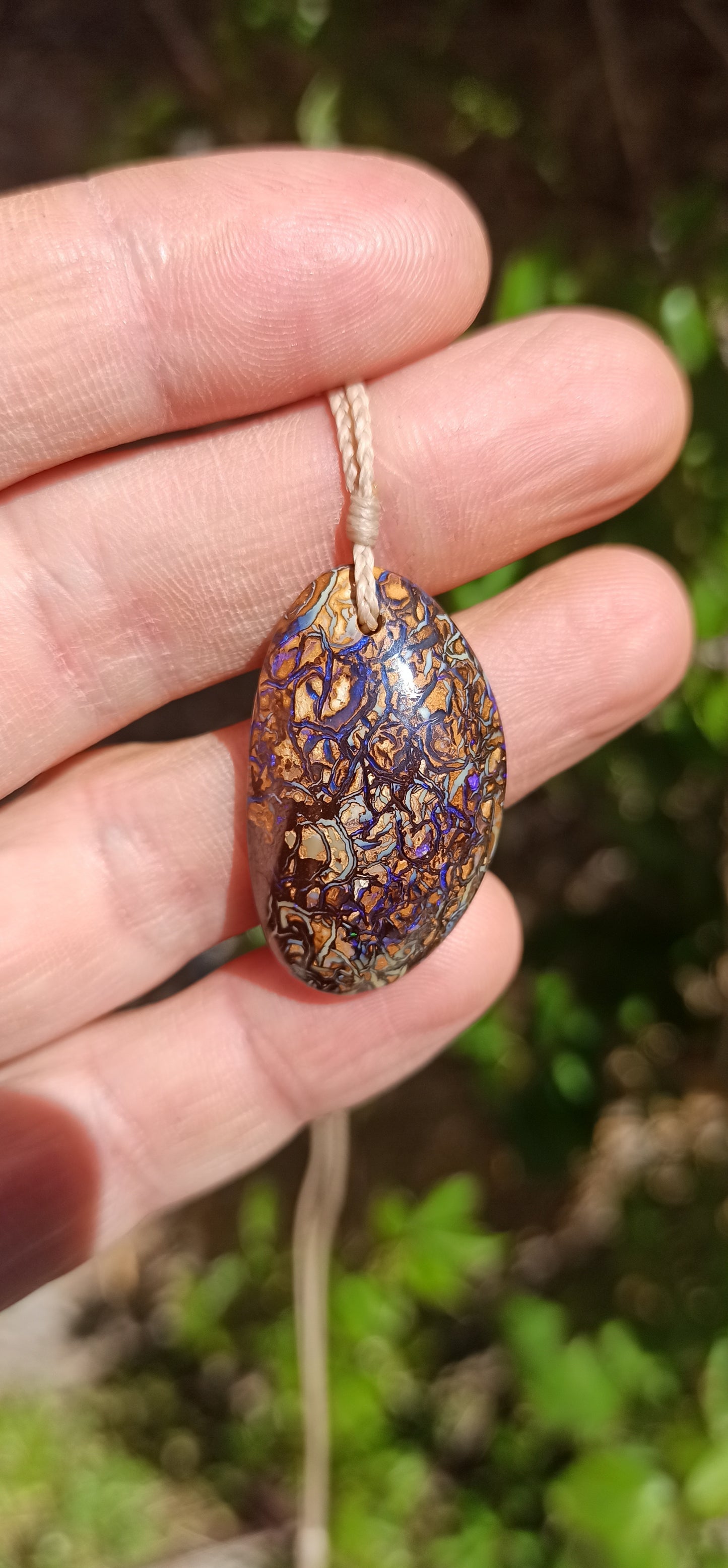 Pendentif Opale Boulder de Koroit