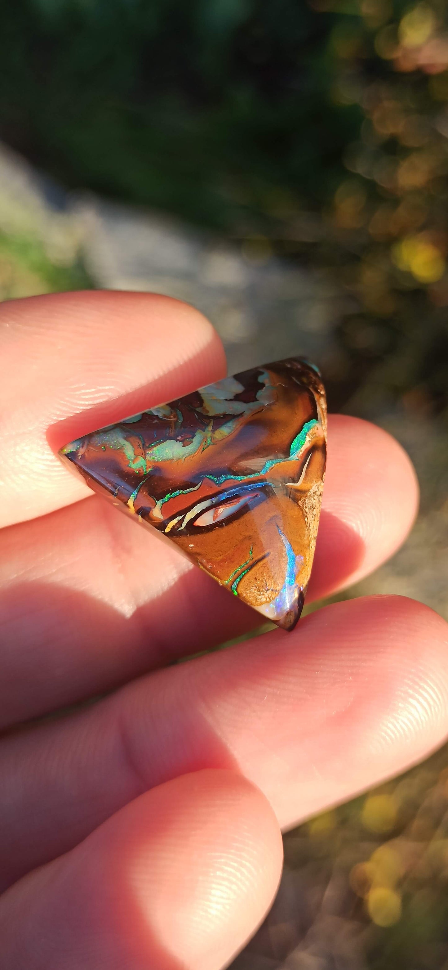 Unique Opale Boulder "Oeil" de Yowah