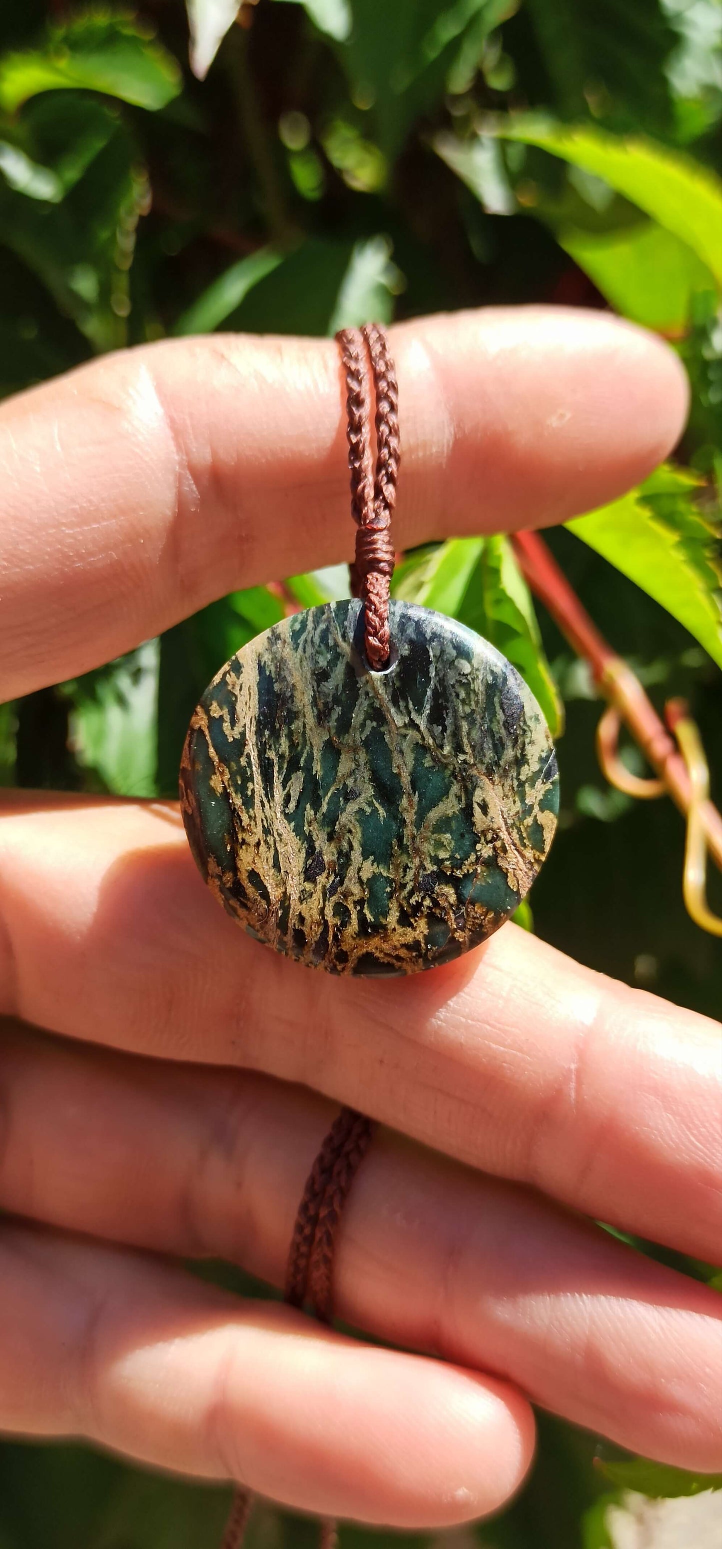 Pendentif "Kopae" Jade Italien