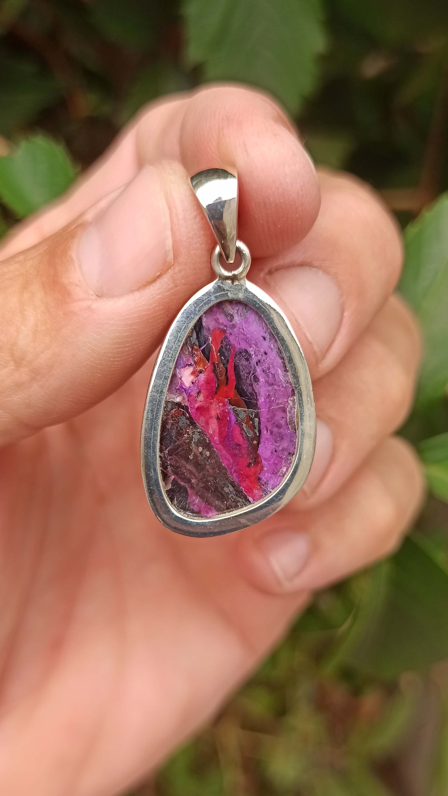 Pendentif Sugilite ~ Argent 925