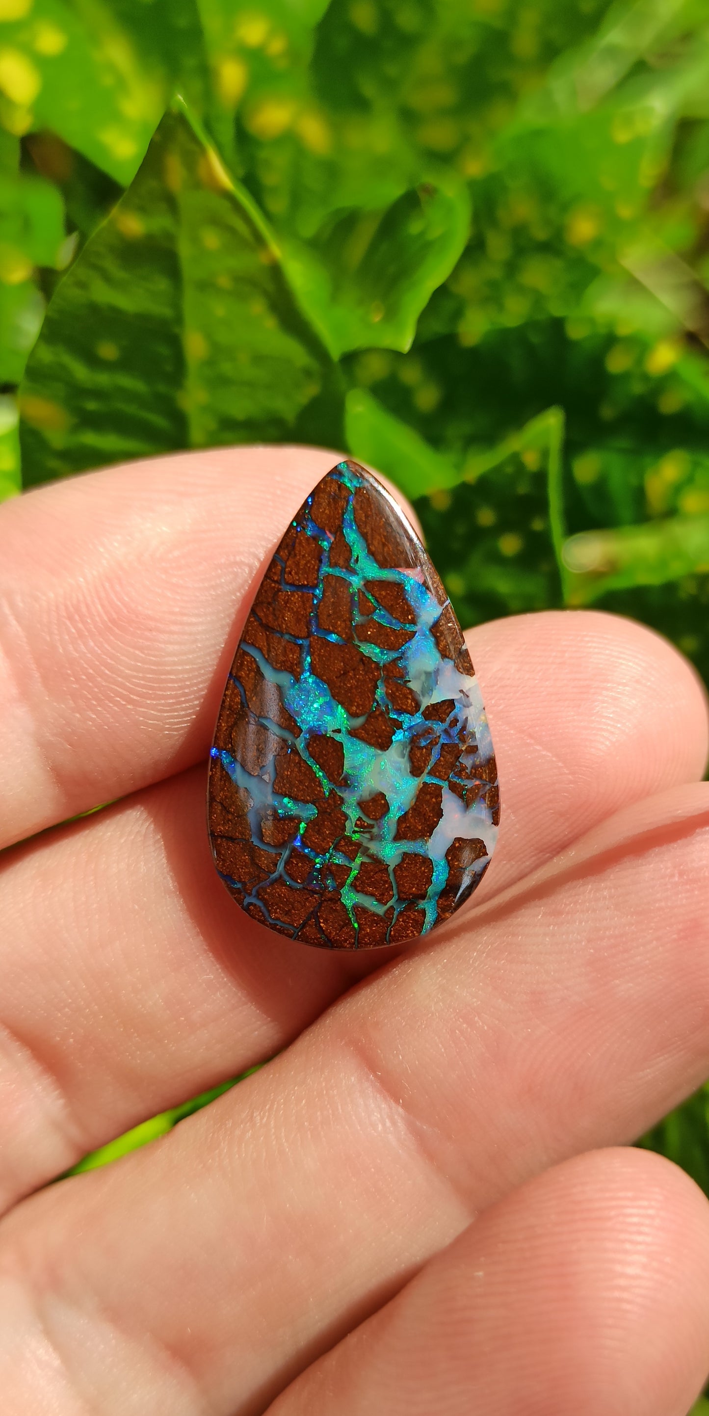 Pendentif Opale Boulder Australie