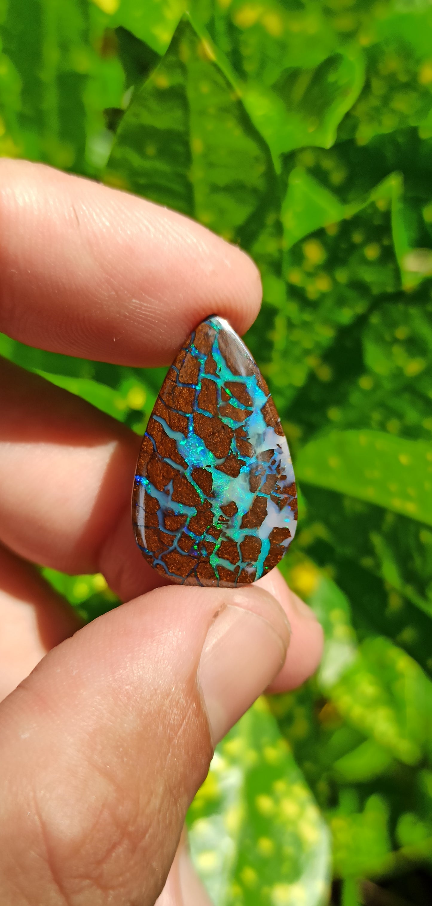 Pendentif Opale Boulder Australie