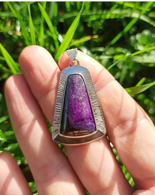 Pendentif Argent ~ Sugilite