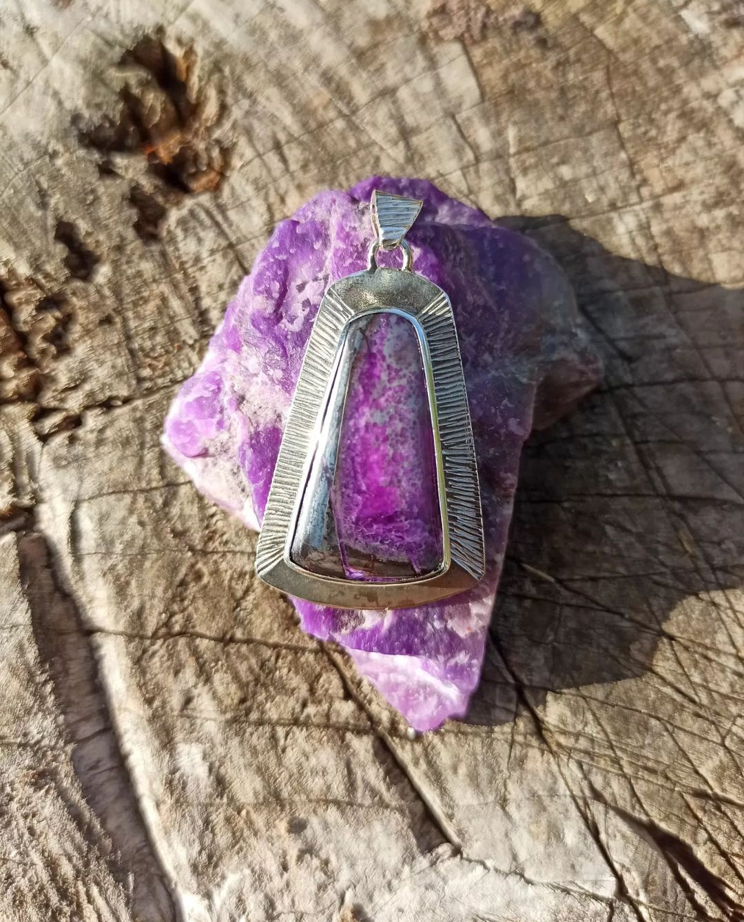 Pendentif Argent ~ Sugilite