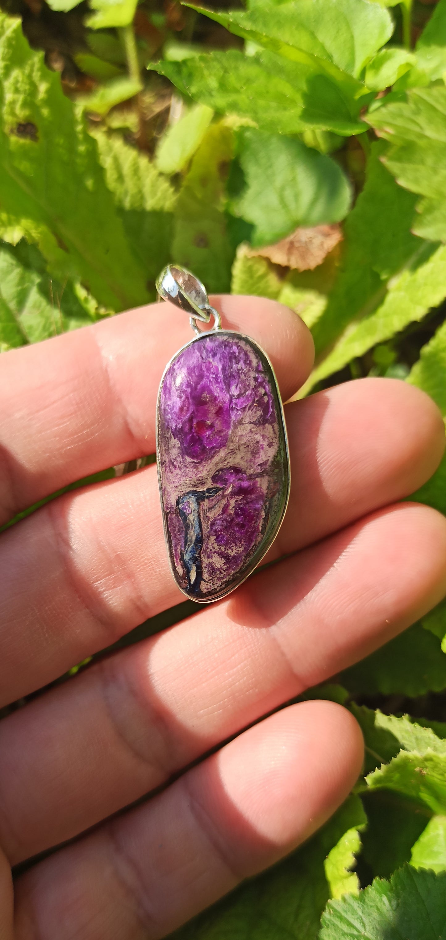Pendentif Argent ~ Sugilite