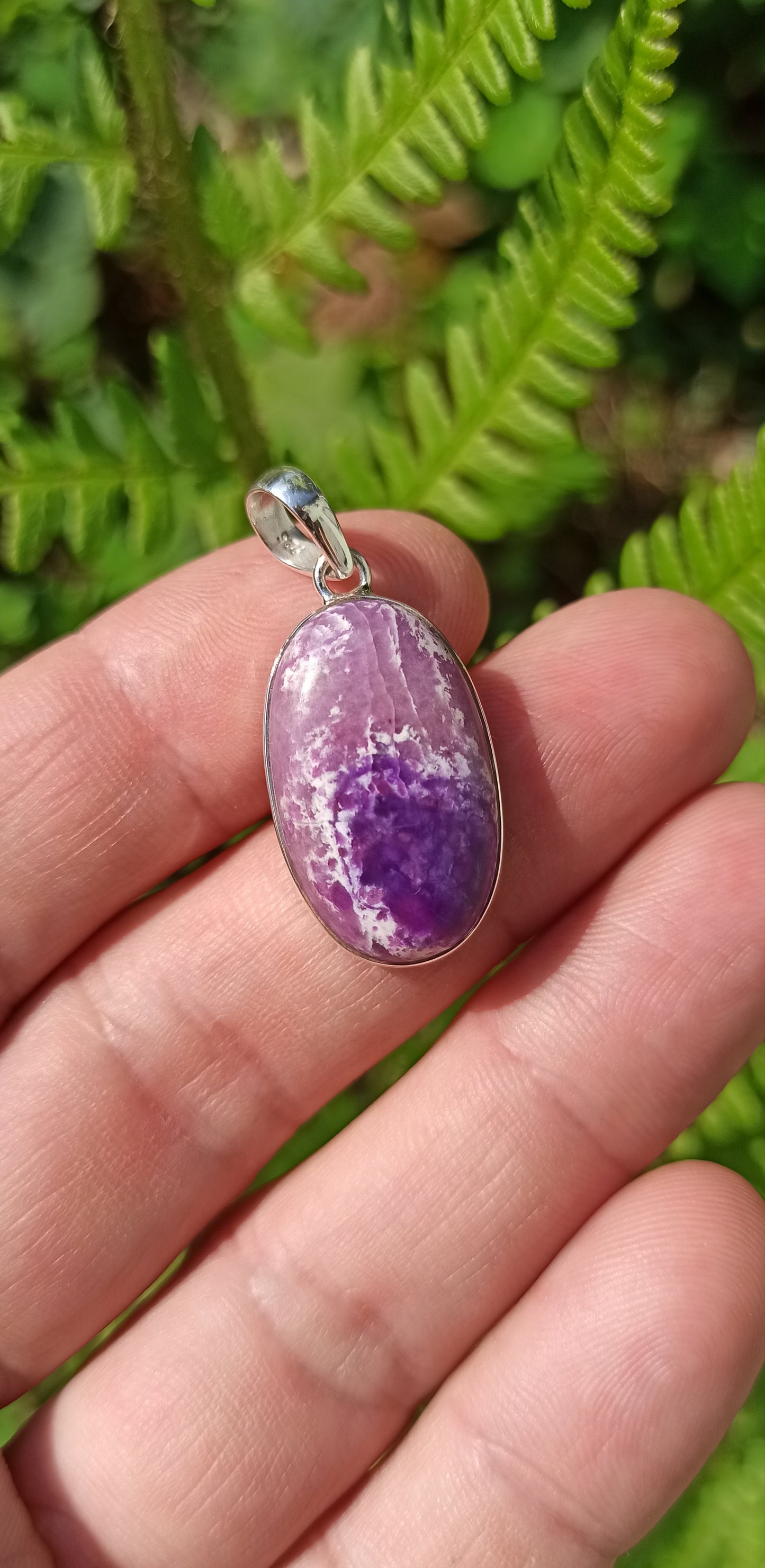Pendentif Argent ~ Sugilite