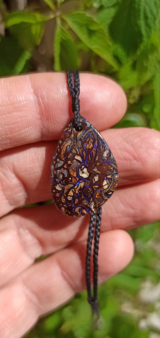 Pendentif Opale Boulder de Koroit