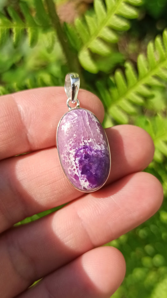 Pendentif Argent ~ Sugilite