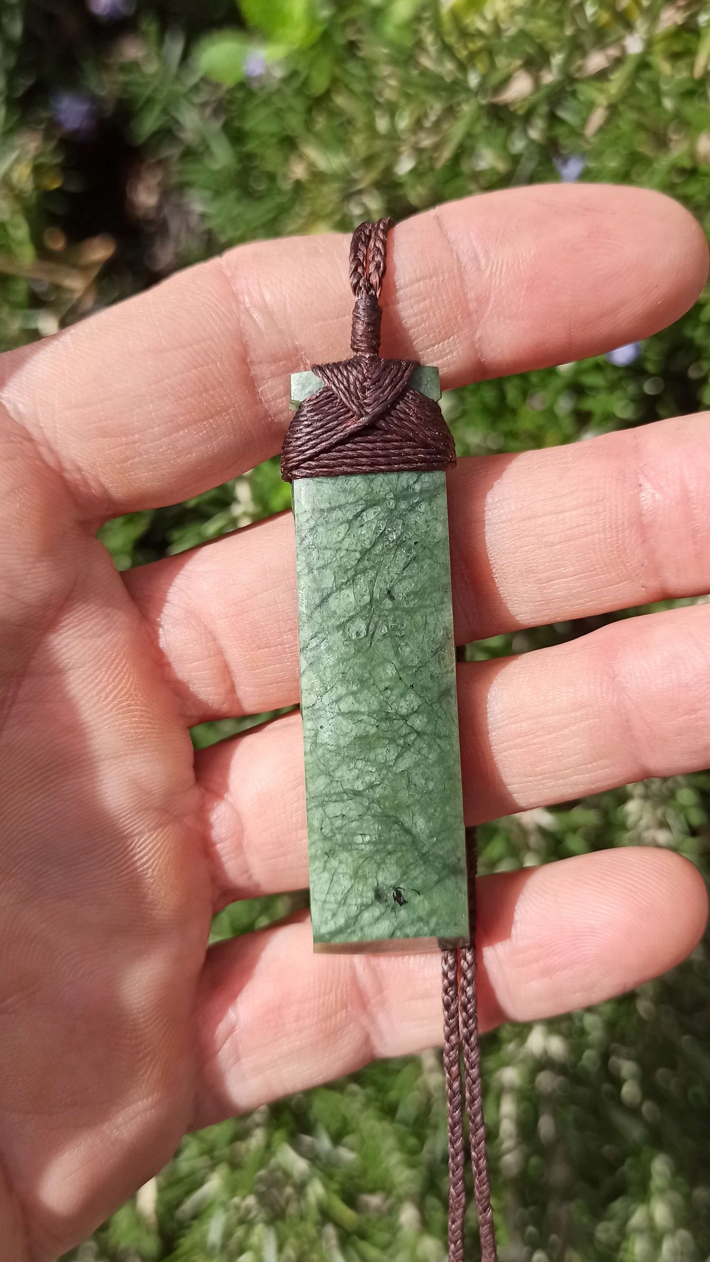 Pendentif Toki Bowenite 🌿 Nouvelle Calédonie