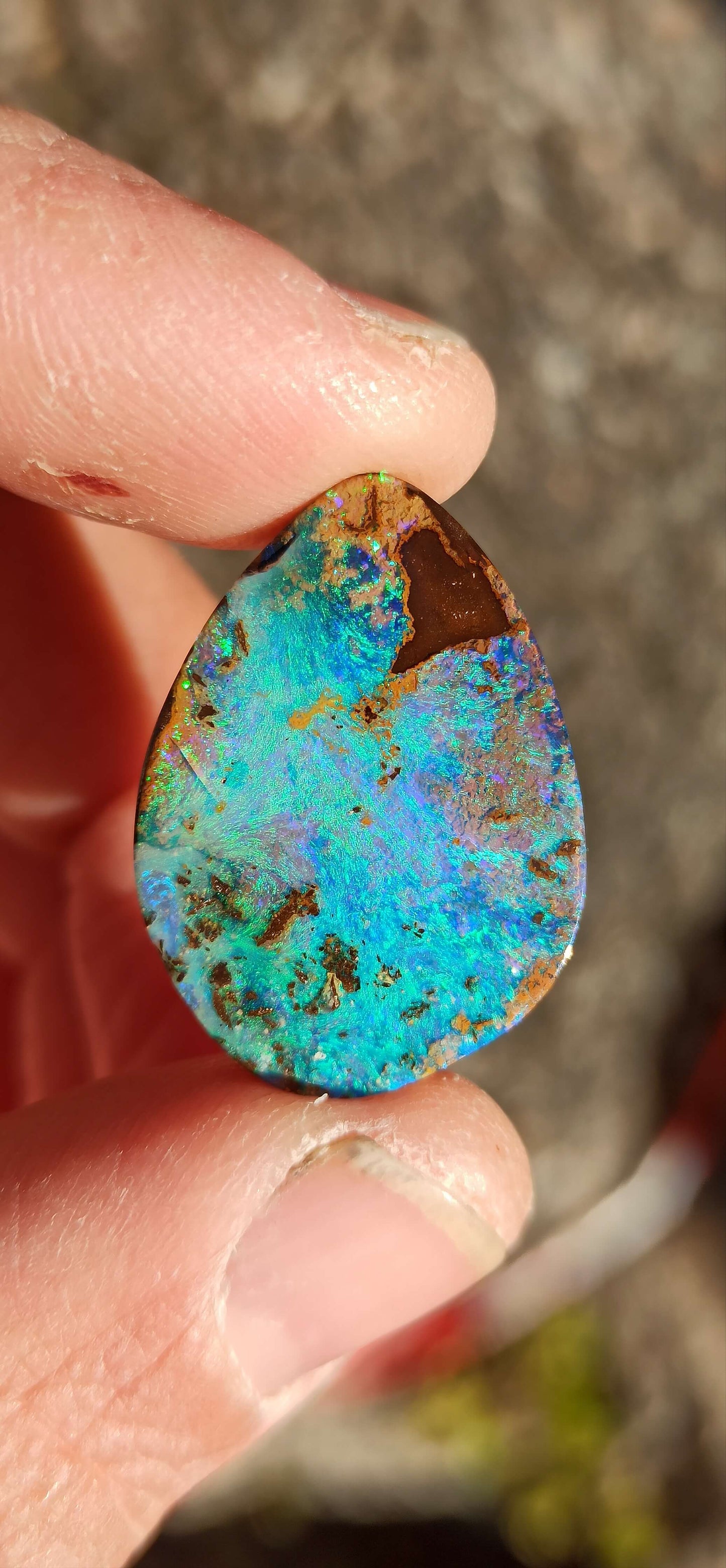 Opale Boulder Bleue Océan • Winton 🇦🇺