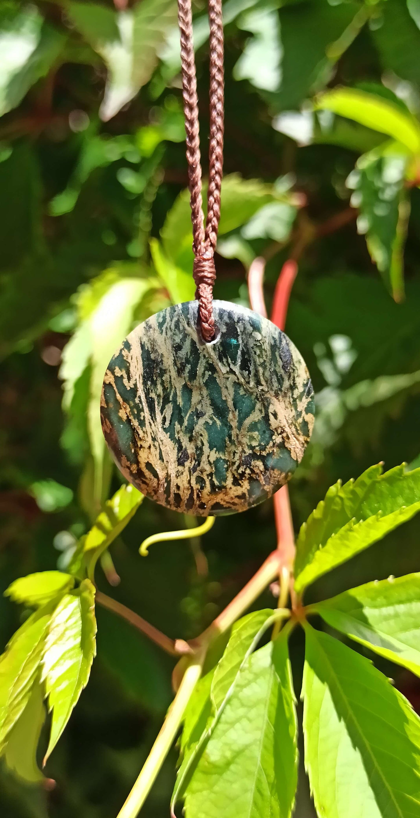 Pendentif "Kopae" Jade Italien