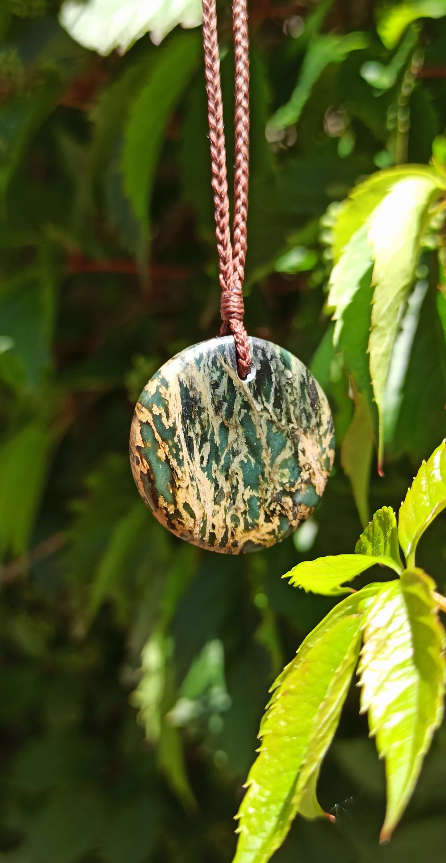 Pendentif "Kopae" Jade Italien