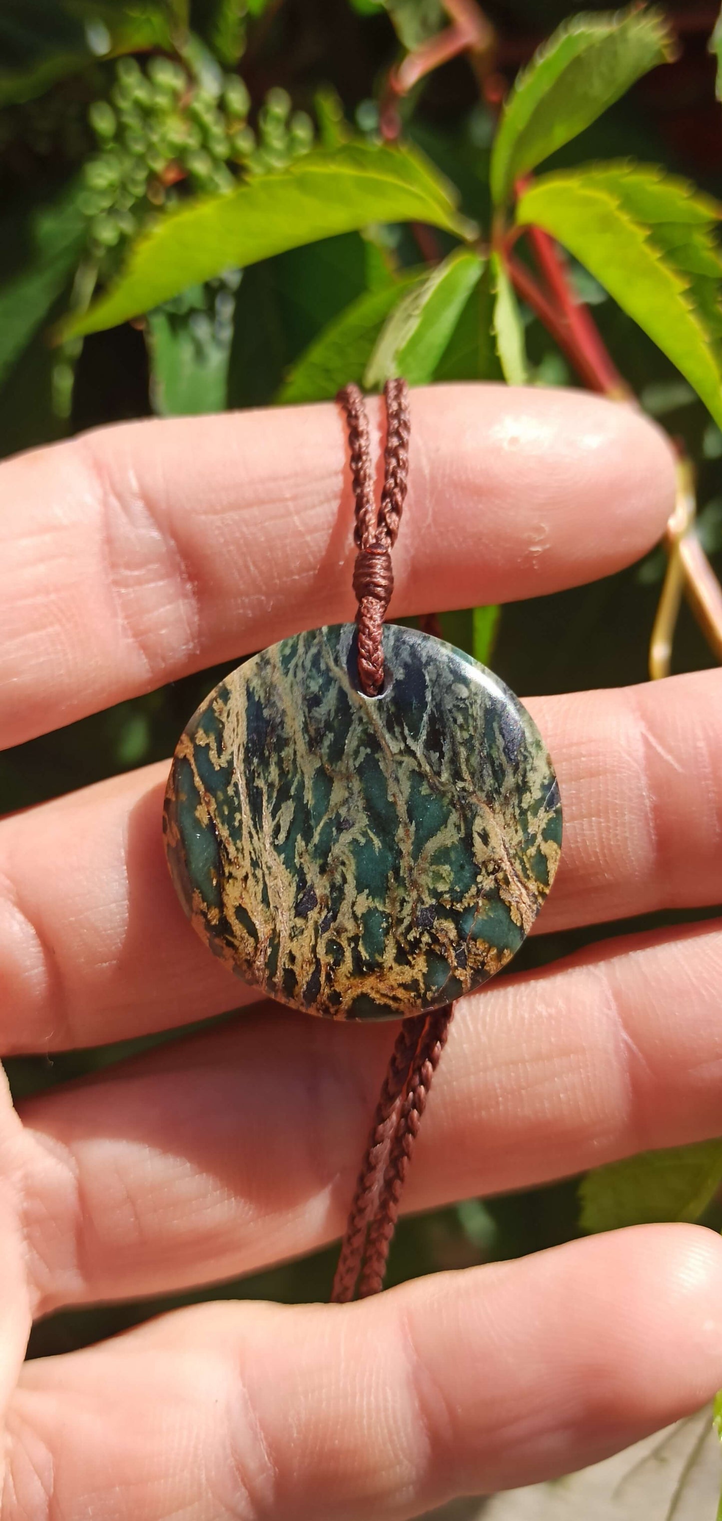 Pendentif "Kopae" Jade Italien