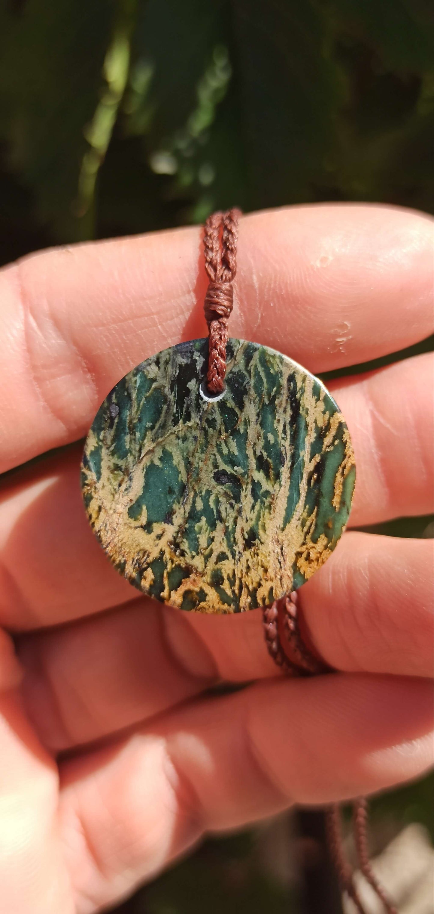 Pendentif "Kopae" Jade Italien