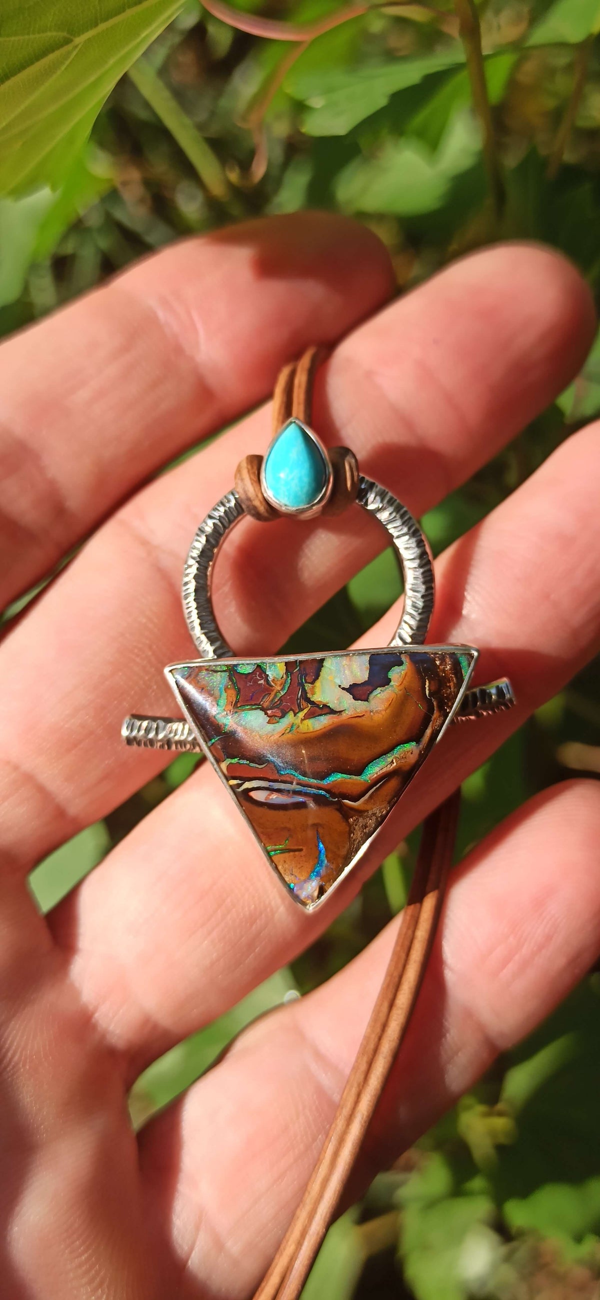 Talisman Vision ~ Opale Boulder & Turquoise
