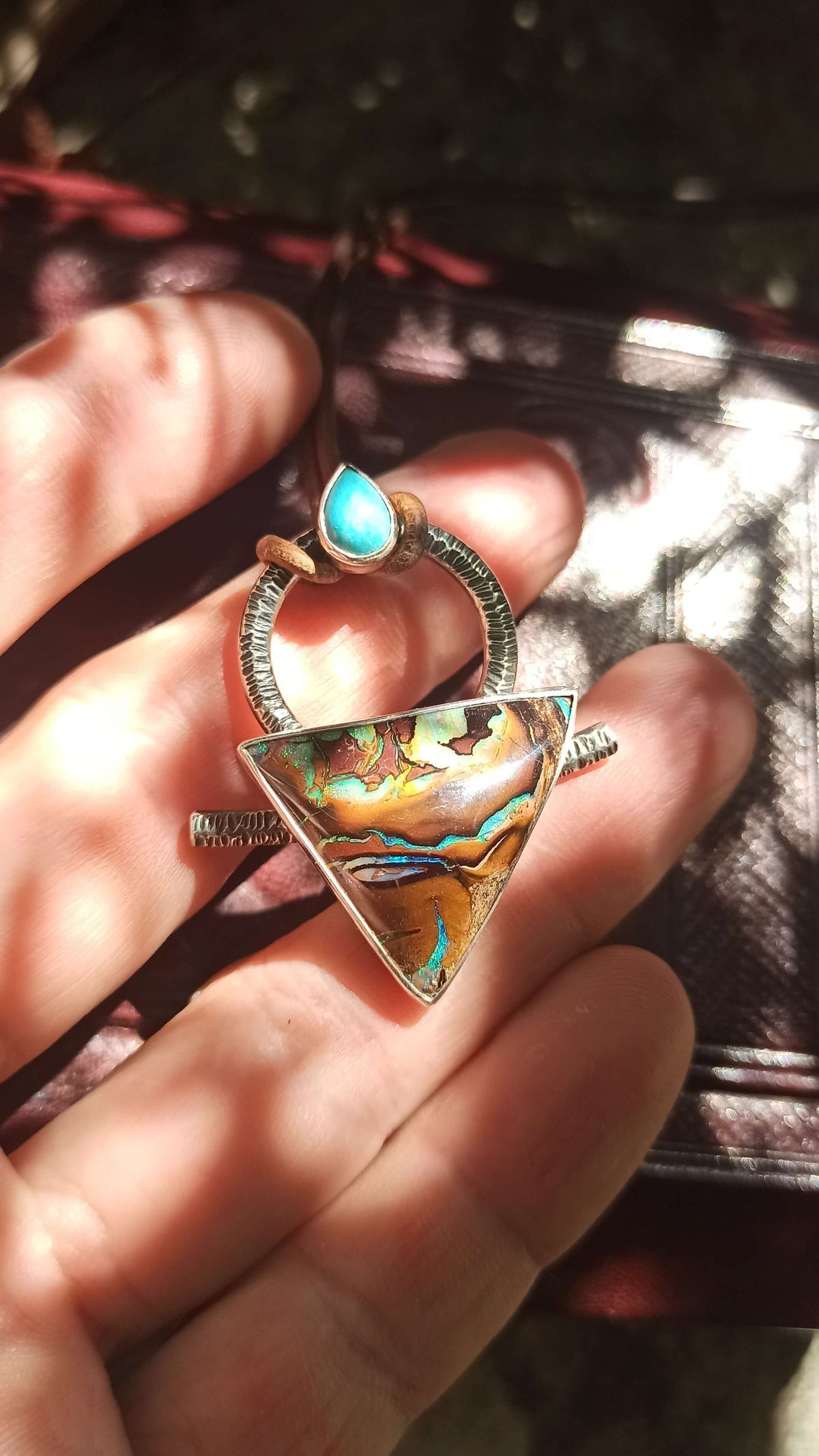 Talisman Vision ~ Opale Boulder & Turquoise