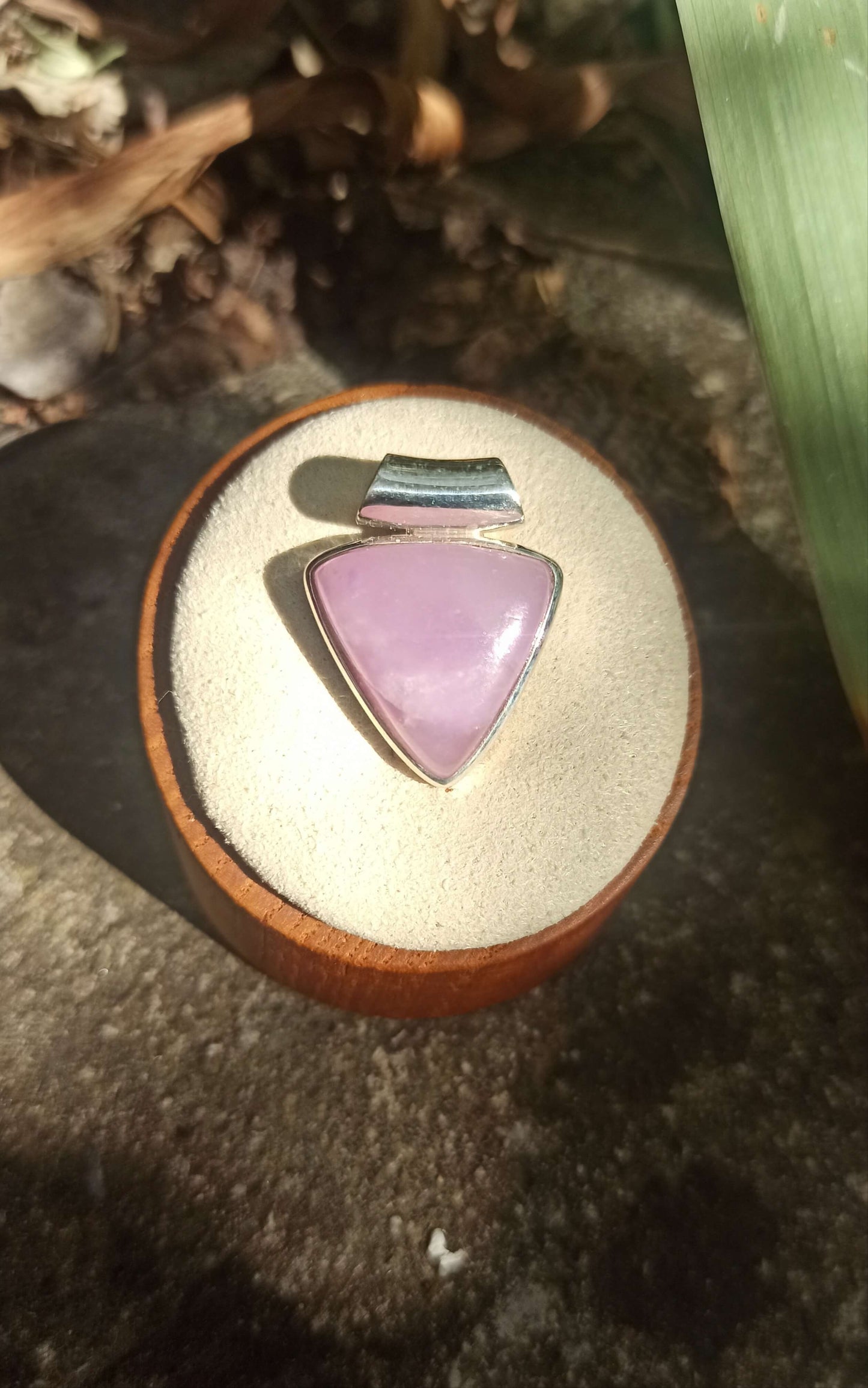 Pendentif Sugilite Rose ~ Argent 925