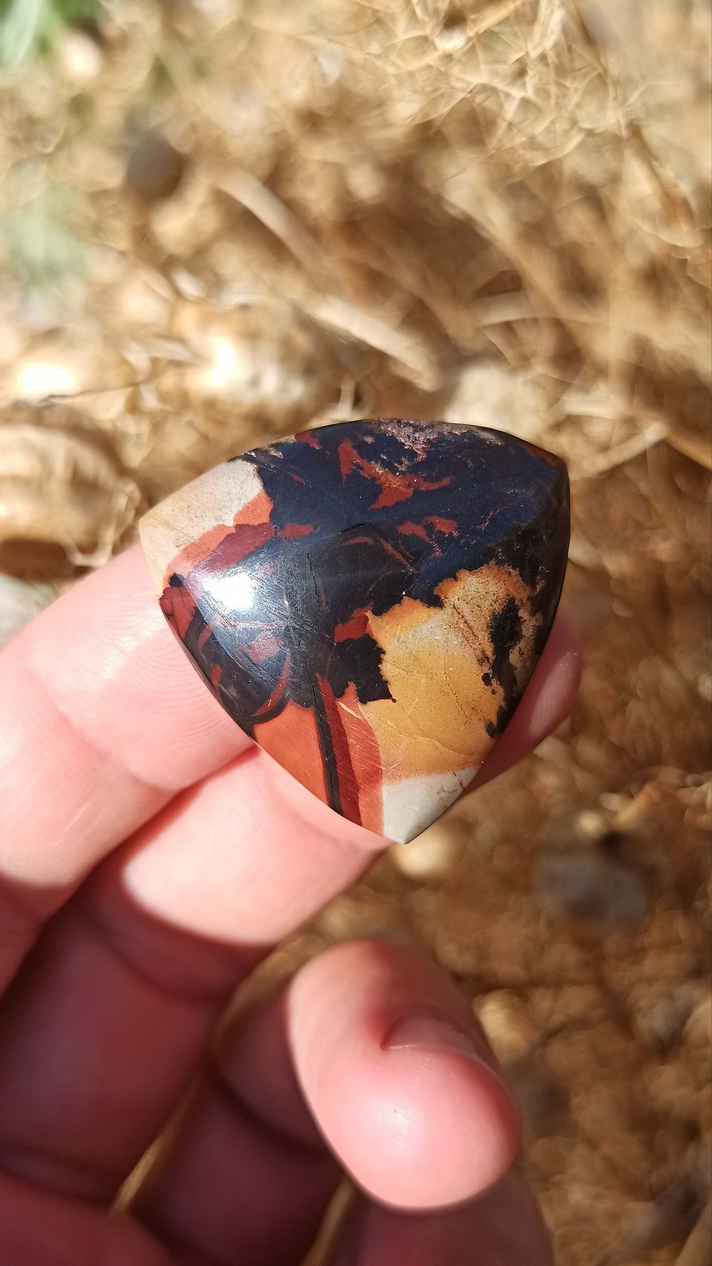 Cabochon Indian Painting stone ~ USA